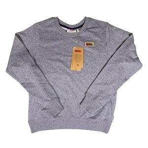 Fjallraven Vardag Sweater W Women's XS Organic Cotton Grey Melange Pullover